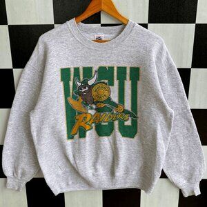 Vintage 90s Wright State Raiders Sweatshirt, Wright State University Shirt Tee